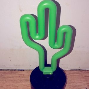 Led cactus sign